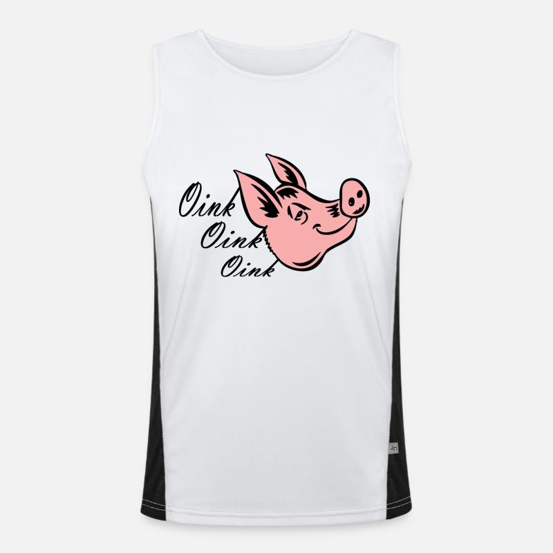 Petit cochon Débardeur respirant contrasté Homme 