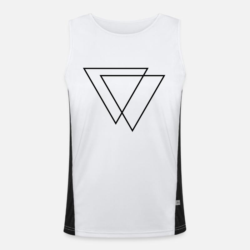 triangles Men's Functional Contrast Tank Top 