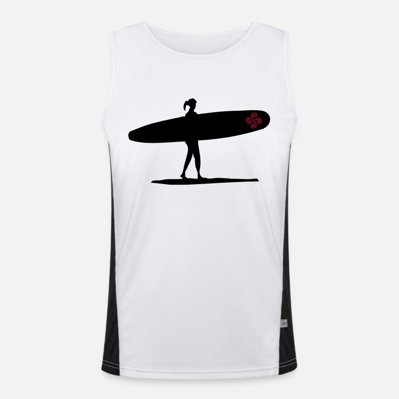 Surfeuse Croix Basque Débardeur respirant contrasté Homme 