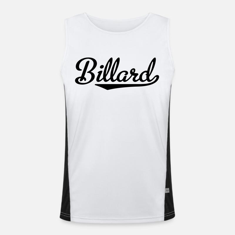 Billard Funktionelles Kontrast-Tank Top für Männer 