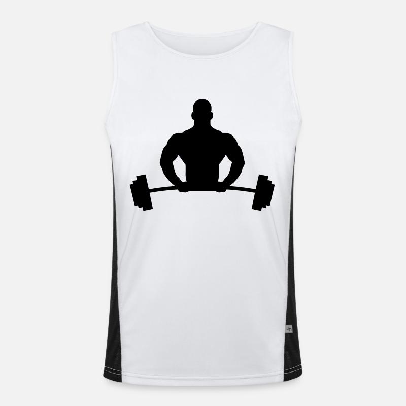 Bodybuilder Logo Débardeur respirant contrasté Homme 