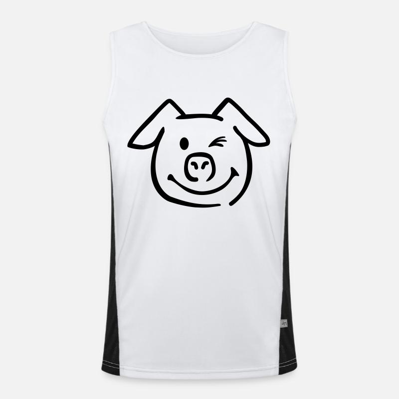 Pig Men's Functional Contrast Tank Top 