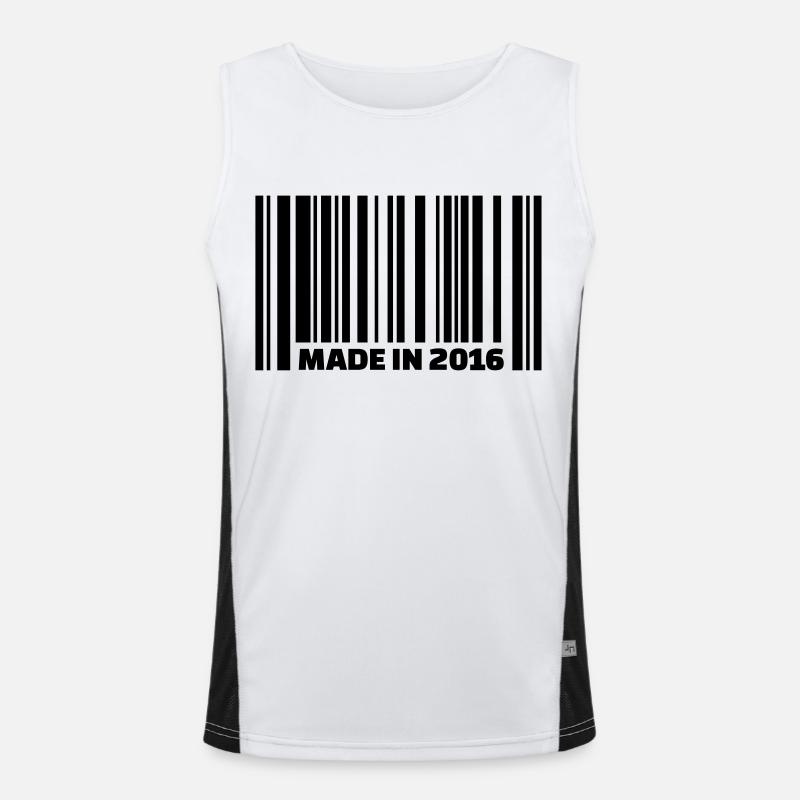 2016 Funktionelles Kontrast-Tank Top für Männer 