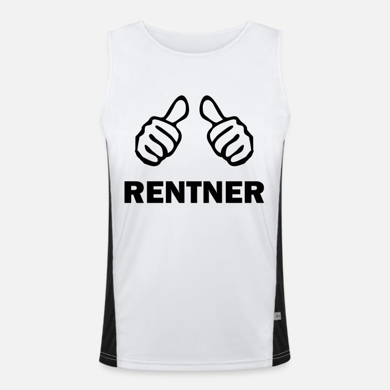 rentner Funktionelles Kontrast-Tank Top für Männer 