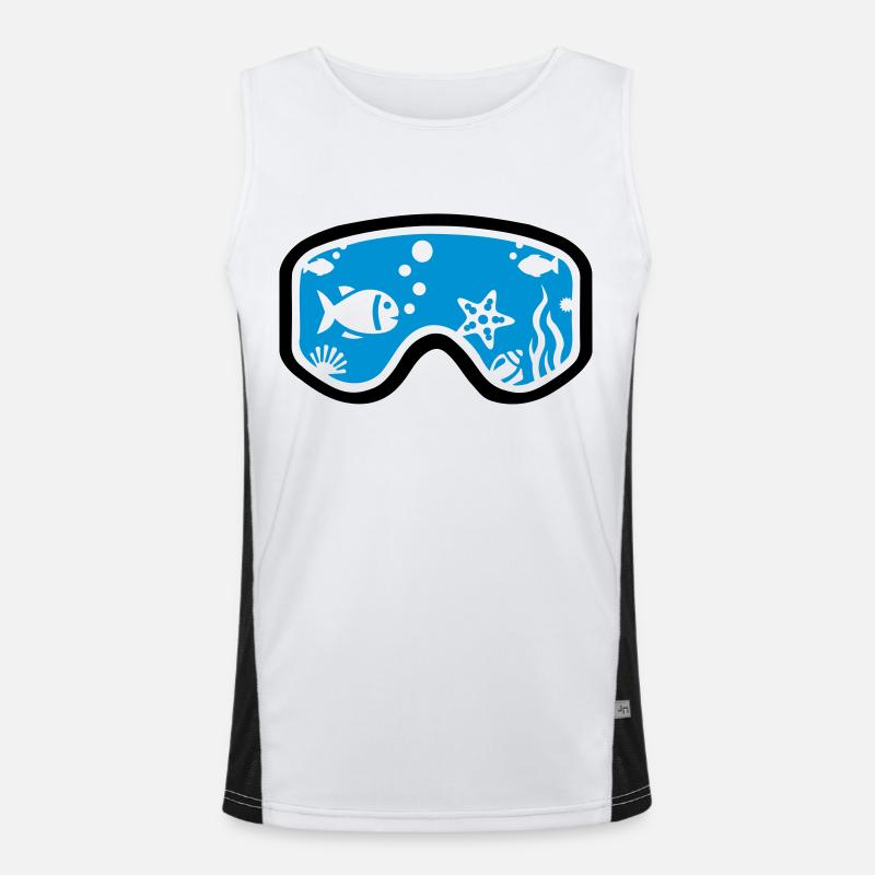 Diving Men's Functional Contrast Tank Top 