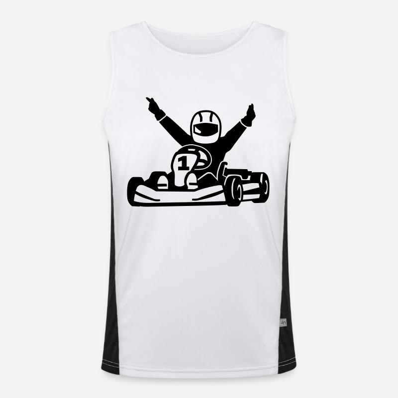 Kart Men's Functional Contrast Tank Top 
