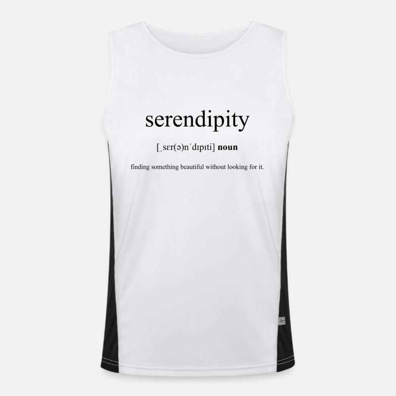 Dictionnaire de définitions Serendipity (Entdeckung) Débardeur respirant contrasté Homme 