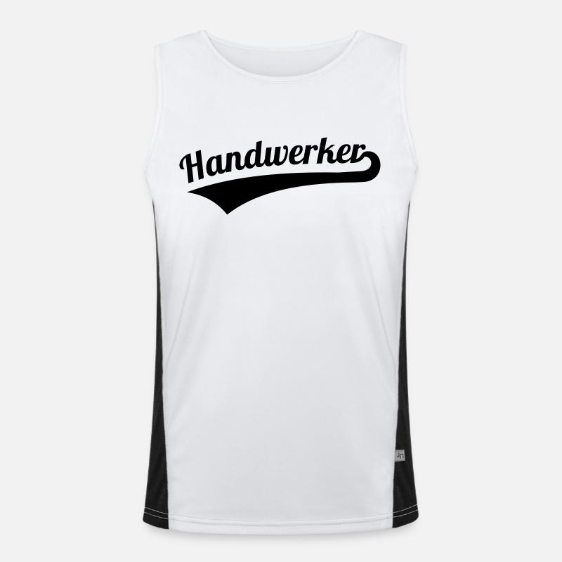 Handwerker Funktionelles Kontrast-Tank Top für Männer 