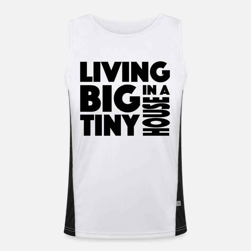Tiny house Men's Functional Contrast Tank Top 