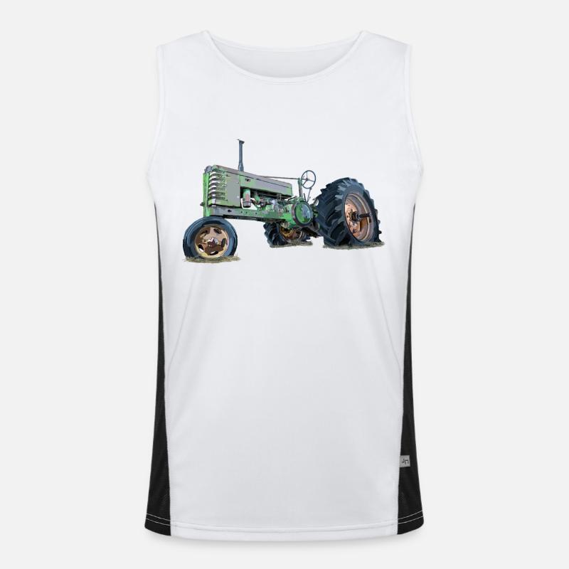 Oldtimerdreirad Funktionelles Kontrast-Tank Top für Männer 