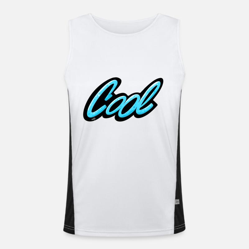 Cool - Graffiti Men's Functional Contrast Tank Top 