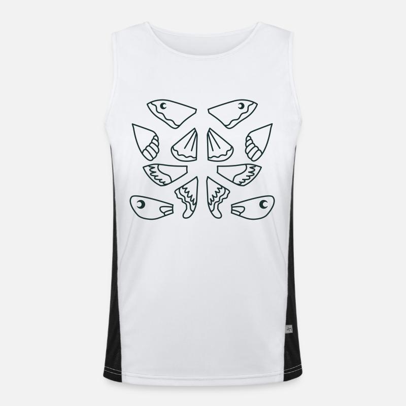 Moth wings selection Men's Functional Contrast Tank Top 