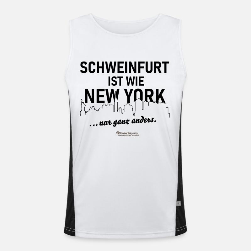 Schweinfurt Funktionelles Kontrast-Tank Top für Männer 