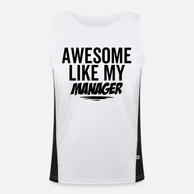 Génial comme mon manager Débardeur respirant contrasté Homme 