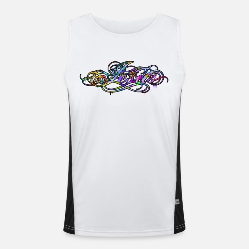 Calligraphie Jesus Graffiti Débardeur respirant contrasté Homme 