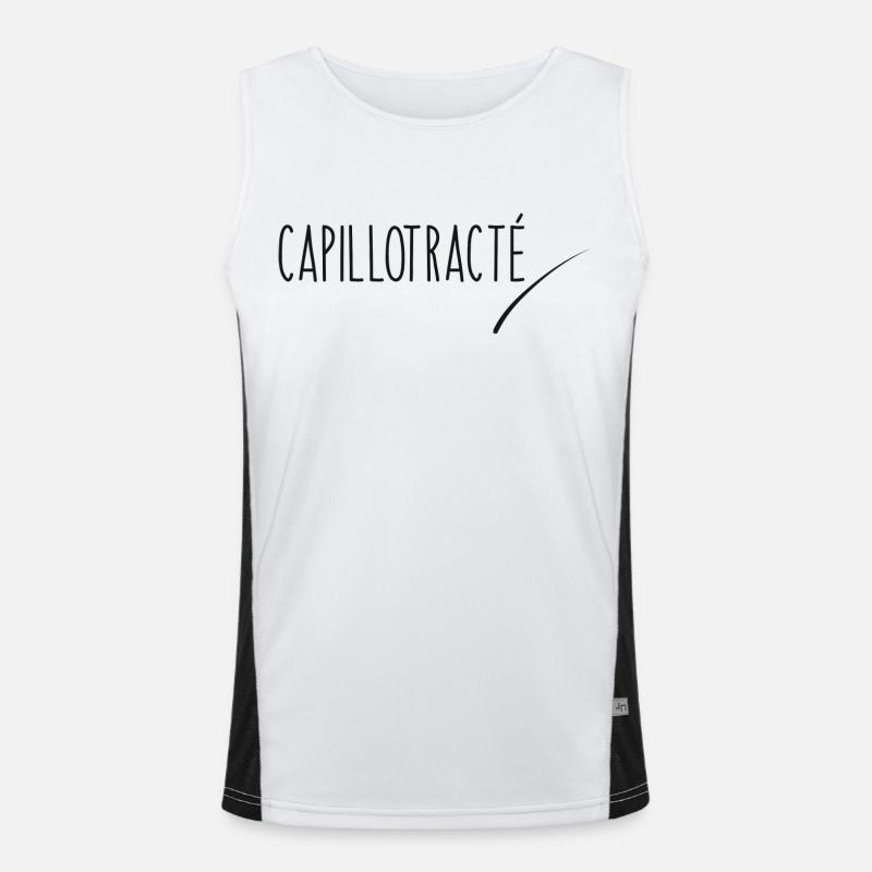 Capillotracté Débardeur respirant contrasté Homme 