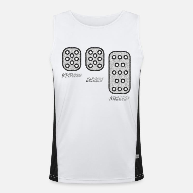 STUTUTU - Pression de suralimentation Débardeur respirant contrasté Homme 