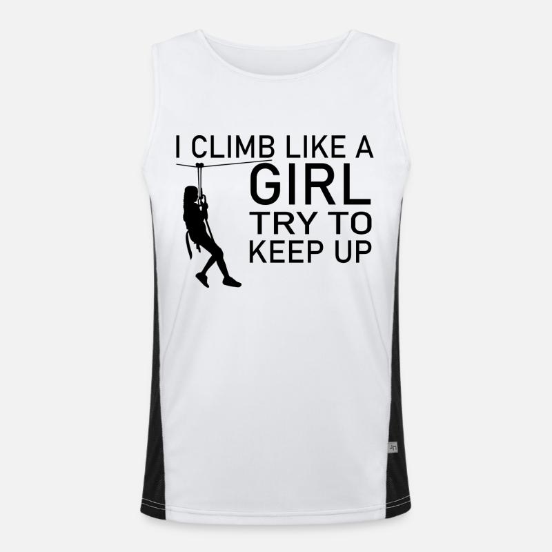 climbing Funktionelles Kontrast-Tank Top für Männer 