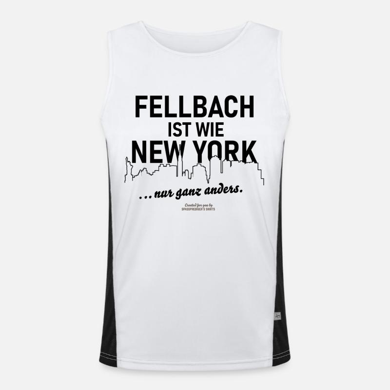 Fellbach Funktionelles Kontrast-Tank Top für Männer 