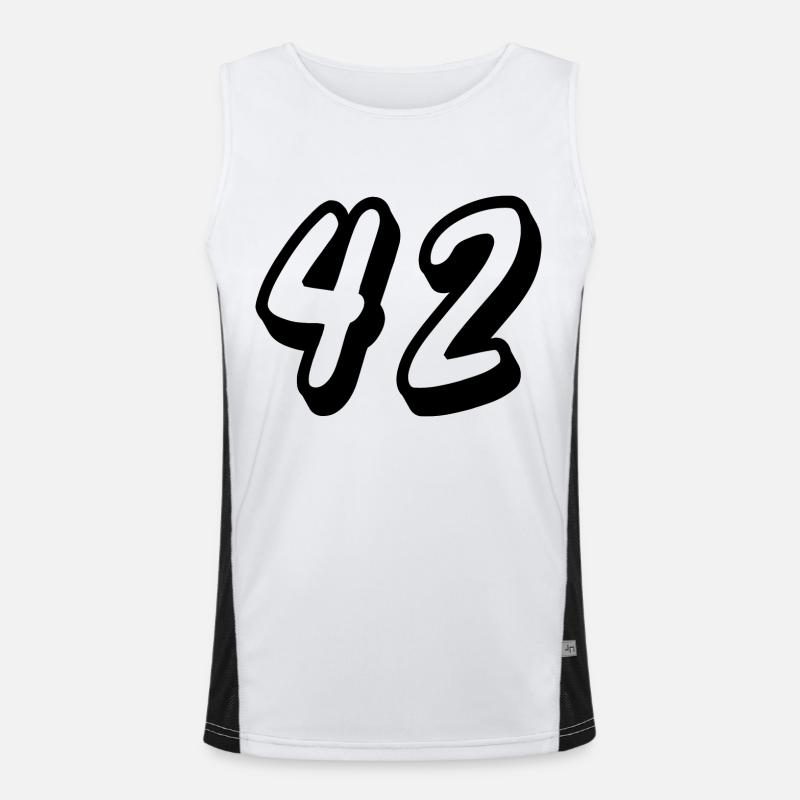 42 Débardeur respirant contrasté Homme 