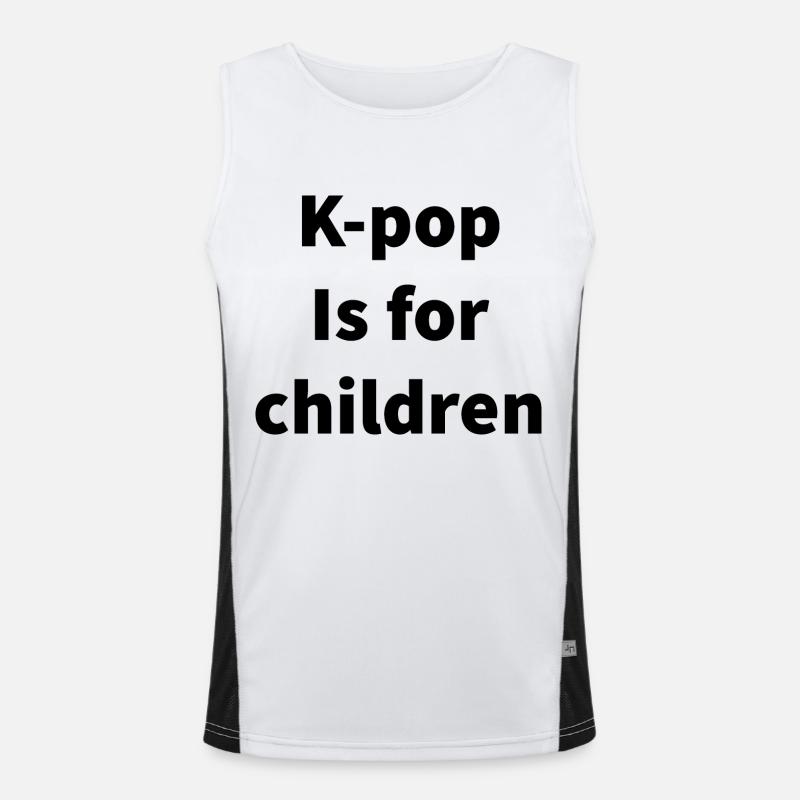 Korean Men's Functional Contrast Tank Top 