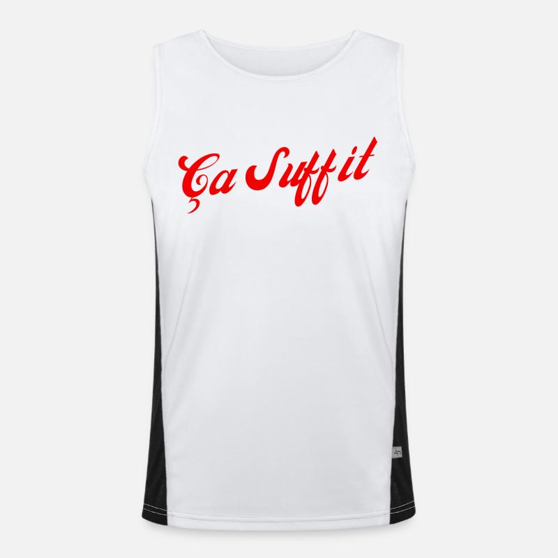 Ça suffit idée cadeau Débardeur respirant contrasté Homme 