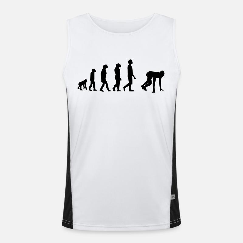 100 mètre évolution Débardeur respirant contrasté Homme 