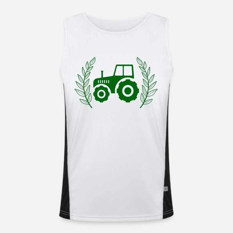 Traktor Funktionelles Kontrast-Tank Top für Männer 