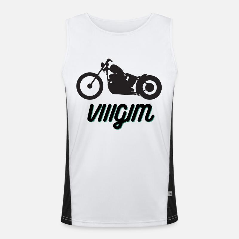 custom Débardeur respirant contrasté Homme 