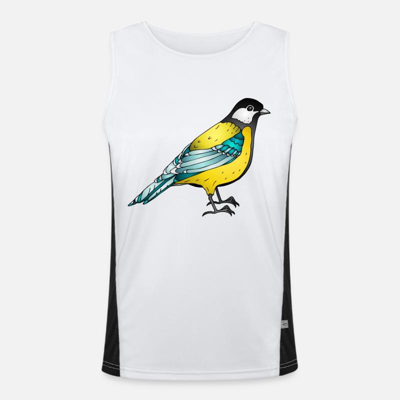 Oiseau Débardeur respirant contrasté Homme 