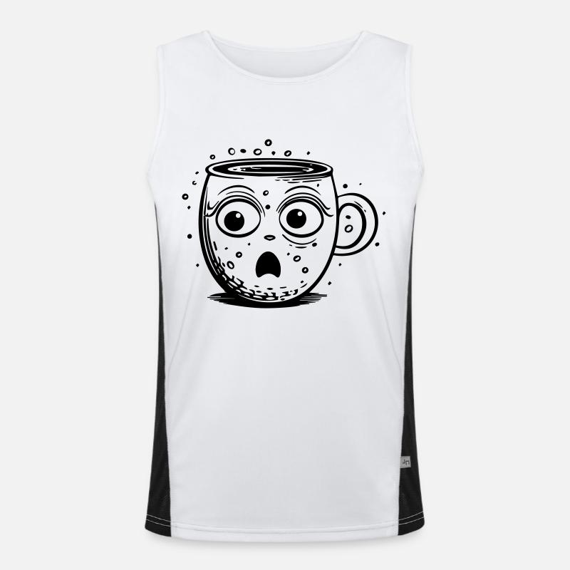 Coupe de choc Débardeur respirant contrasté Homme 