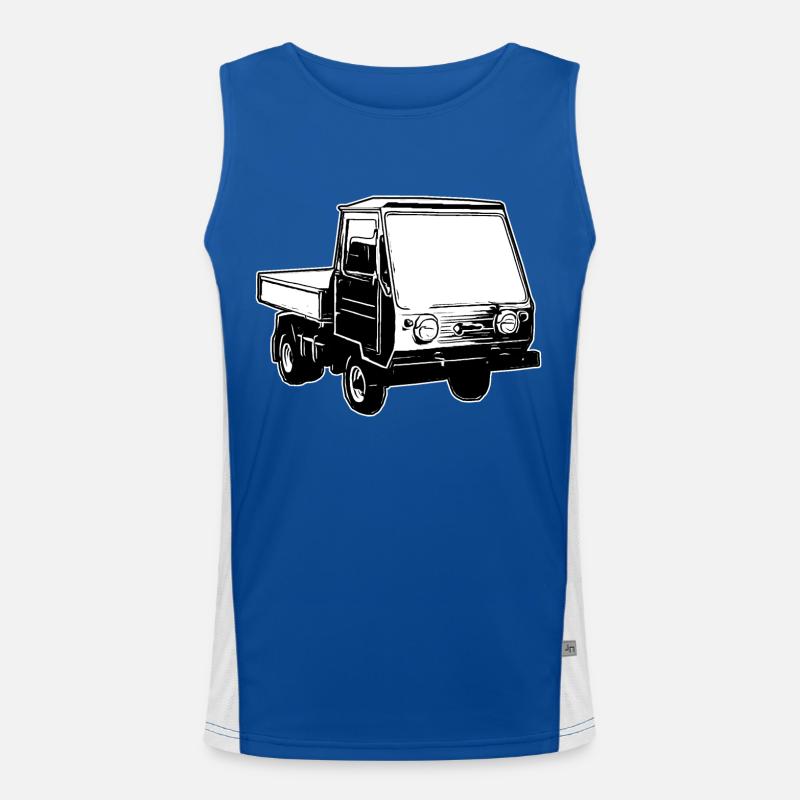 Multicar M25 Multicar Neu Multricar Lastkraftwagen Funktionelles Kontrast-Tank Top für Männer 