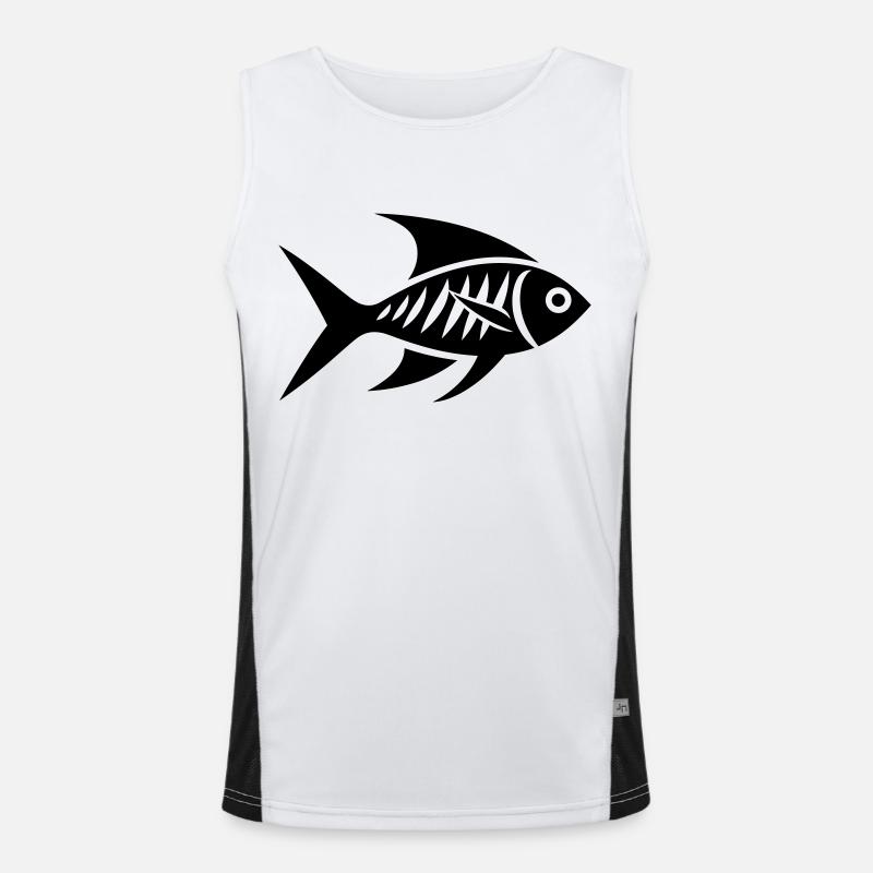 fish Men's Functional Contrast Tank Top 