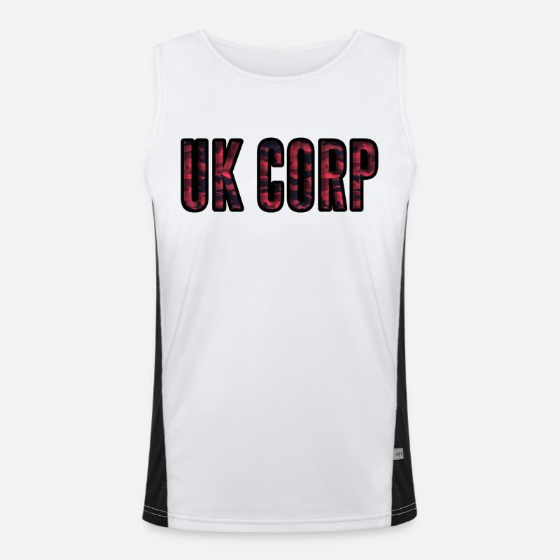 United Kingdom Men's Functional Contrast Tank Top 