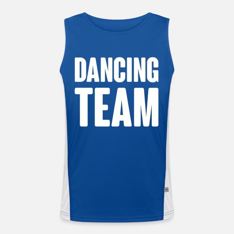 Dancing Team Men's Functional Contrast Tank Top 