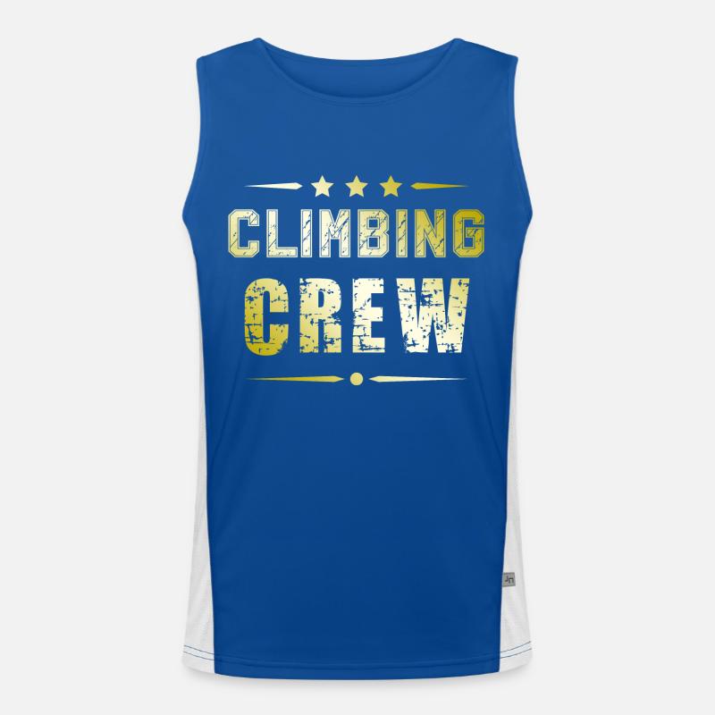 Climbing Crew Funktionelles Kontrast-Tank Top für Männer 