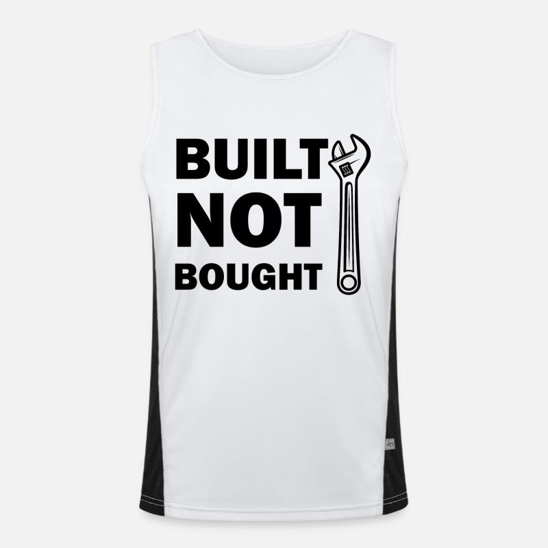 Craftsman Handyman Craft Tool Construction Site Men's Functional Contrast Tank Top 