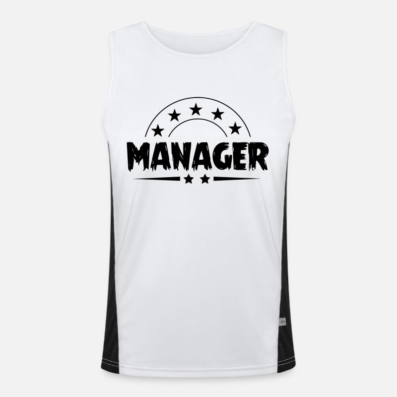 Manager Beruf Funktionelles Kontrast-Tank Top für Männer 