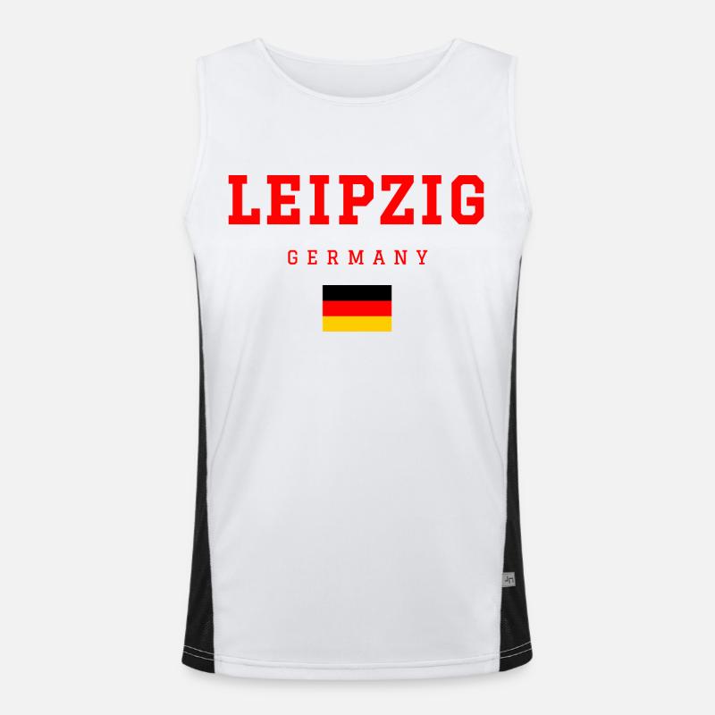 Leipzig, Germany Men's Functional Contrast Tank Top 