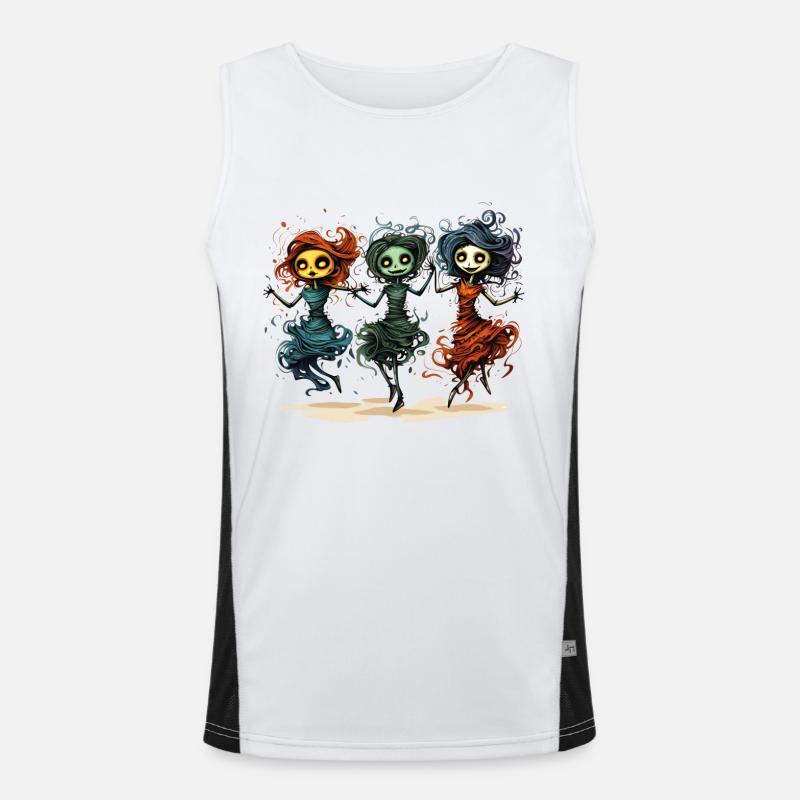 LES GOULES VEULENT JUSTE S’AMUSER Débardeur respirant contrasté Homme 