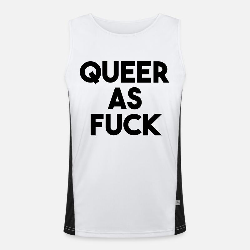 QUEER COMME Débardeur respirant contrasté Homme 