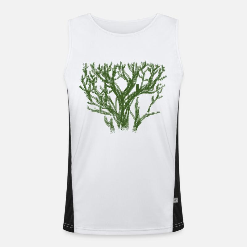 Tree Men's Functional Contrast Tank Top 