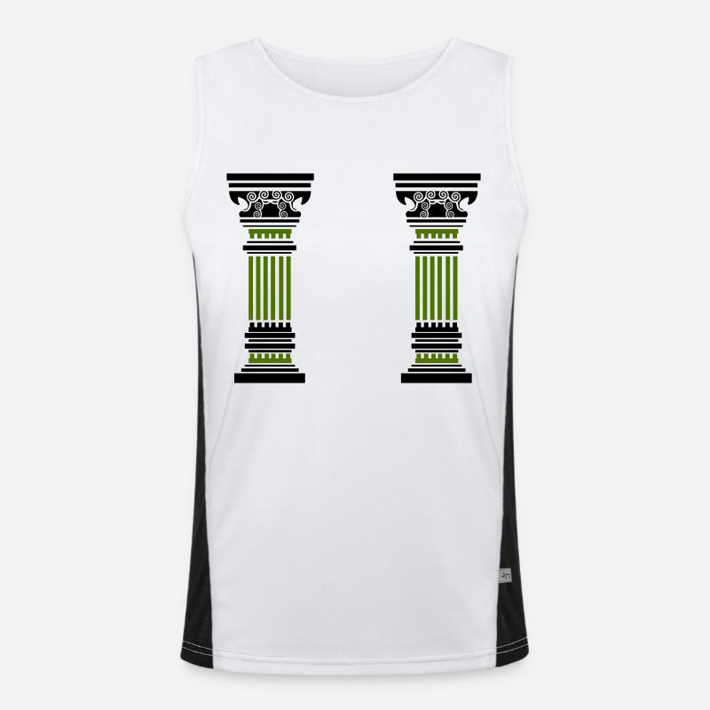 antike säule 2 Funktionelles Kontrast-Tank Top für Männer 