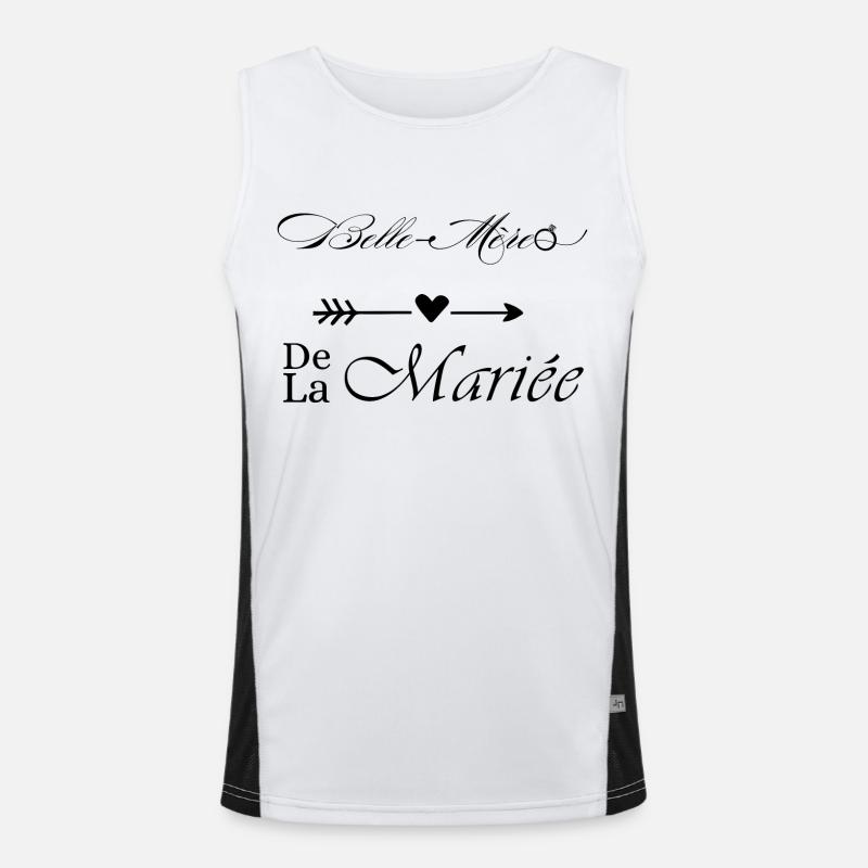Schwiegermutter der Braut Funktionelles Kontrast-Tank Top für Männer 