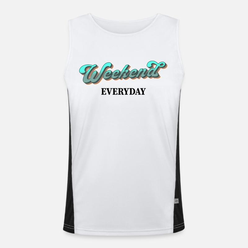 Weekend everyday Men's Functional Contrast Tank Top 