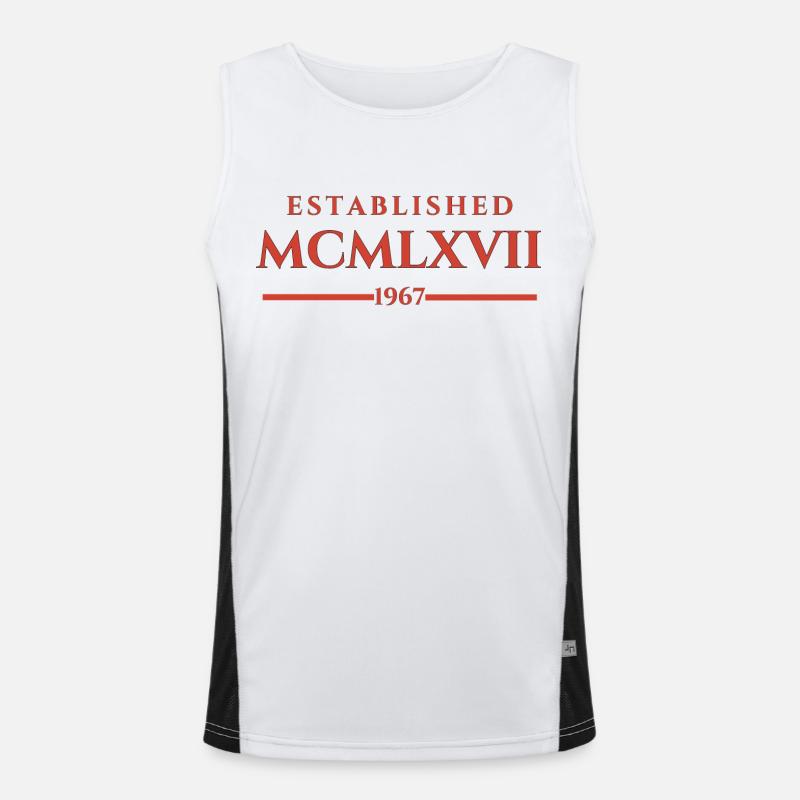 ESTABLISHED MCMLXVII 1967 Men's Functional Contrast Tank Top 