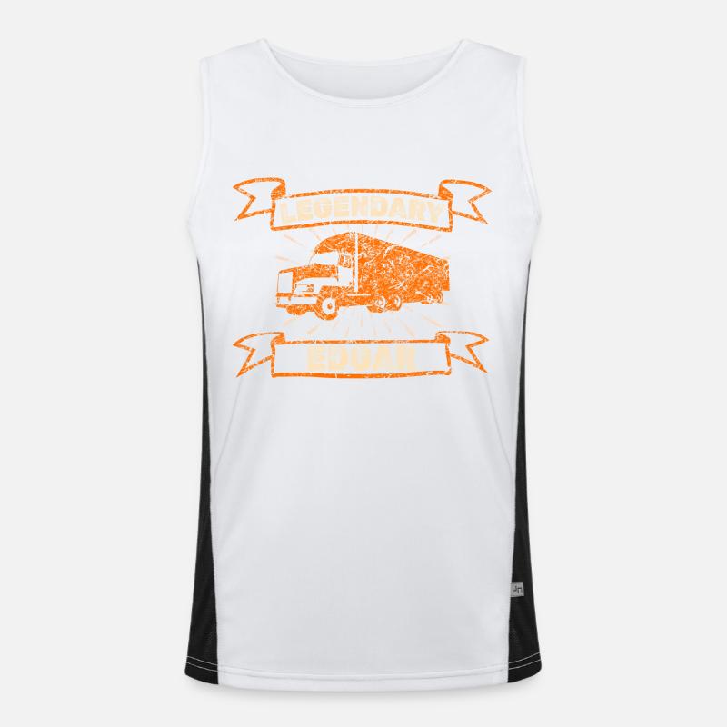 Edgar Men's Functional Contrast Tank Top 