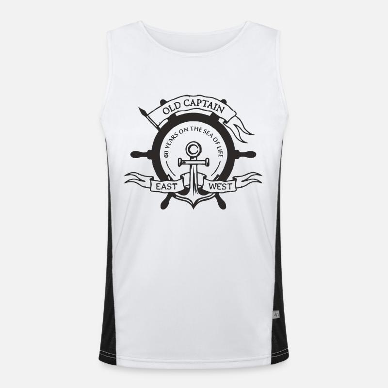 Sixty years Men's Functional Contrast Tank Top 