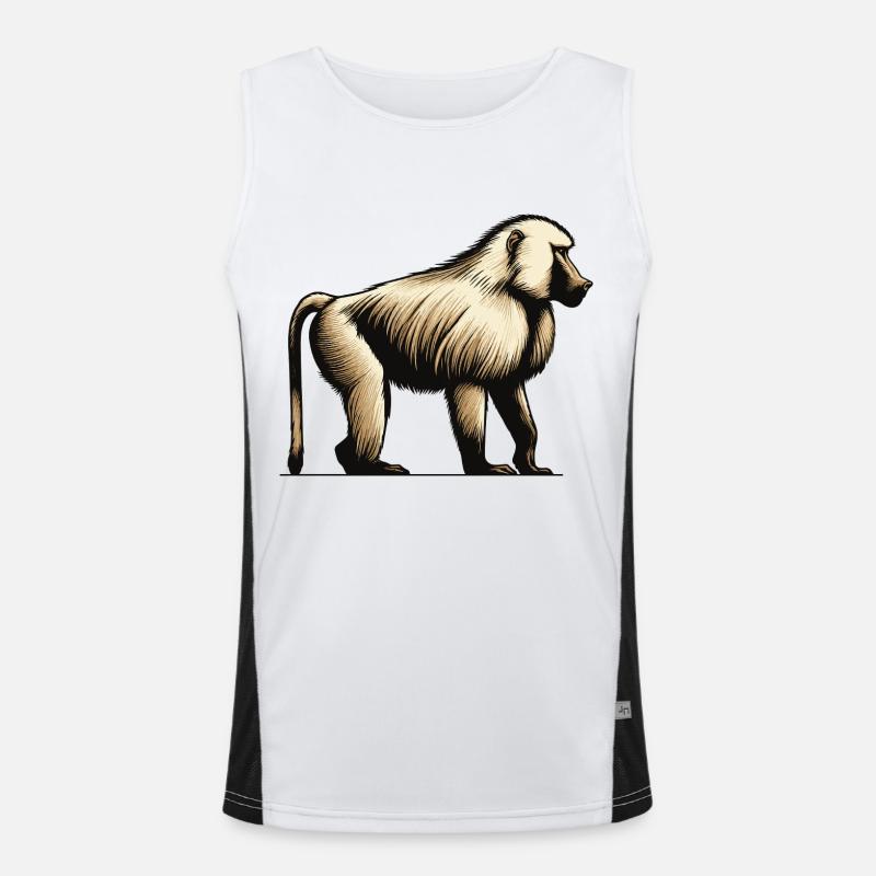 Baboon Men's Functional Contrast Tank Top 