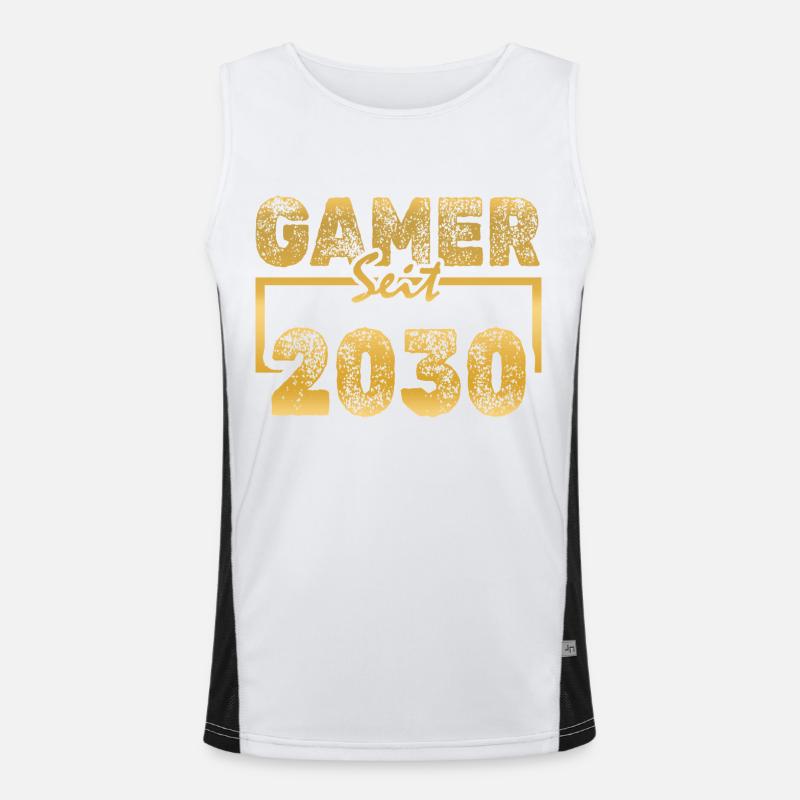 Daddling 2030 Men's Functional Contrast Tank Top 